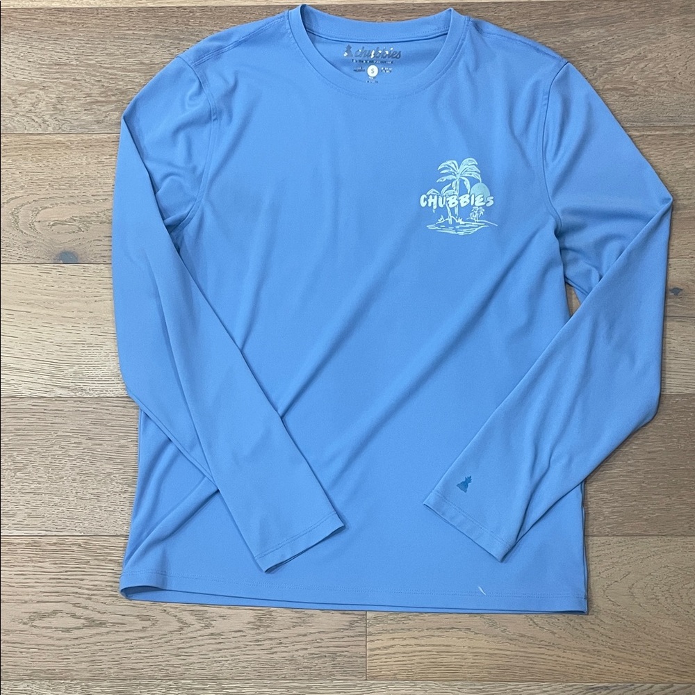 Chubbies Light Blue Graphic Long Sleeve